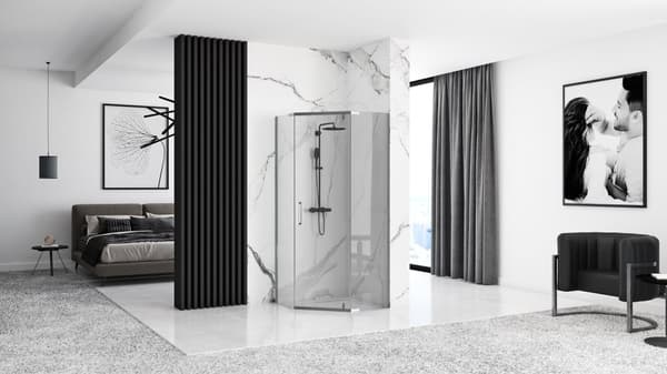 SALE AXIN CHROME 80X80 SUIHKUSEINÄ