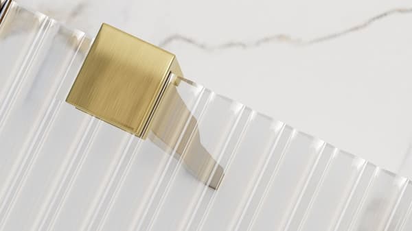 DUSCHWALL REA AERO INTIMO GULD BORSTAD 100