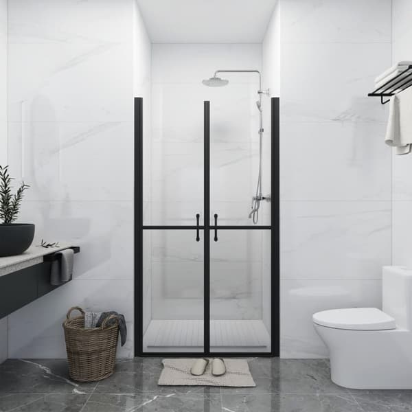 brusedør (78-81)x190 cm klart sikkerhedsglas
