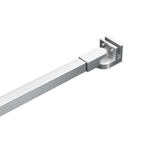støttestang til brusevæg 70-120 cm rustfrit stål