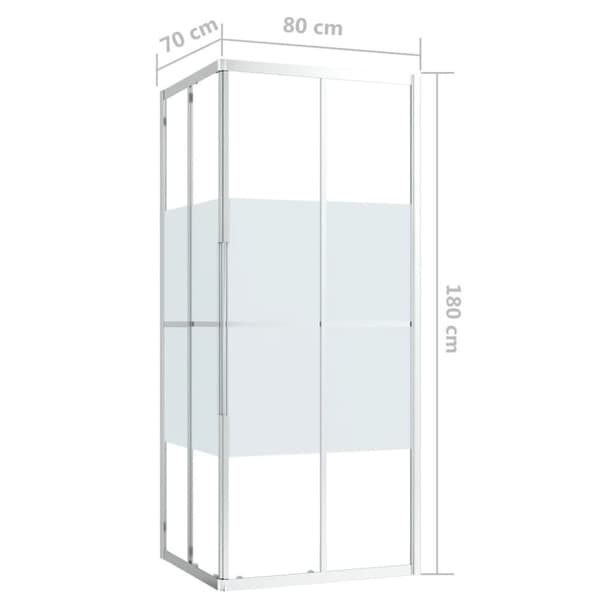 Suihkukaappi ESG 80x70x180 cm