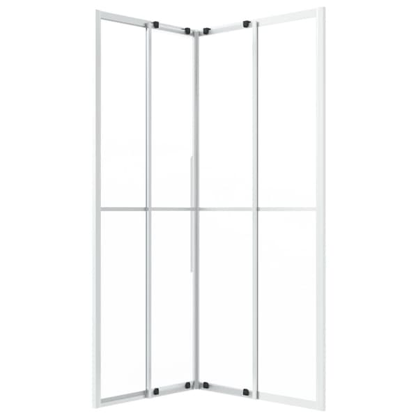brusekabine 90x70x180 cm matteret sikkerhedsglas