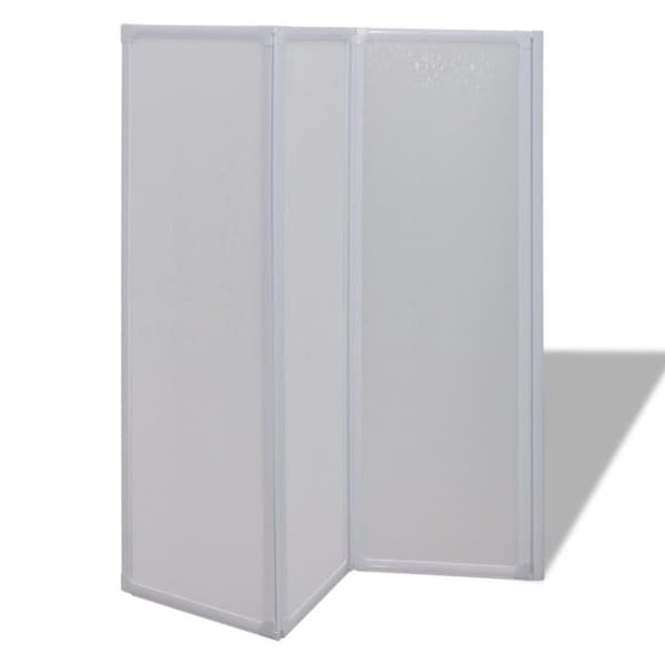 Bruser Badekar væg skærmbillede 141 x 132 cm 3 Sammenfoldelig Paneler