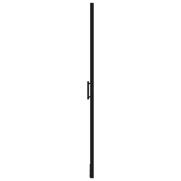 Suihkuovi karkaistu lasi 81x195 cm musta