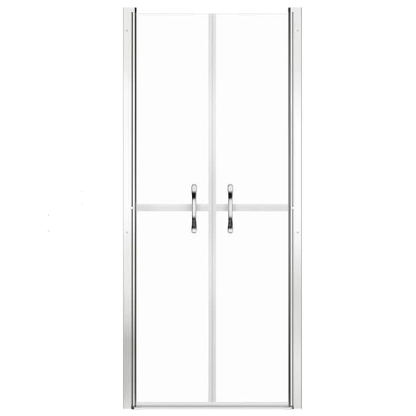 brusedør 91x190 cm klart sikkerhedsglas