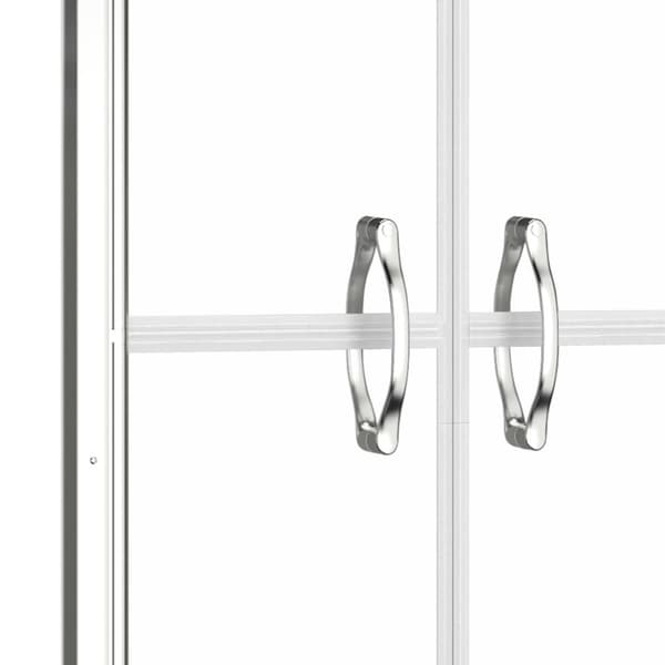 brusedør 91x190 cm klart sikkerhedsglas
