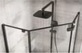 Miniatyrbillede 6 af 11: Brusekabine Rea DIAMOND Sort MAT 90x90