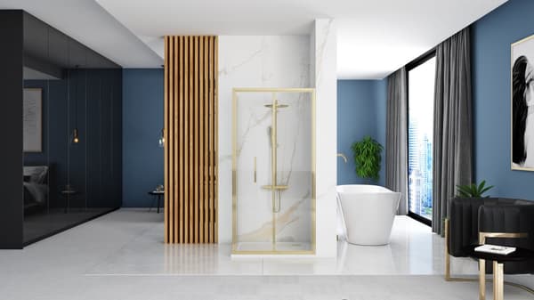 Brusekabine REA Rapid Fold Gold 90x80
