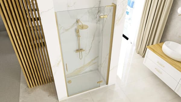 Duschdörr REA Hugo Gold Brush 90