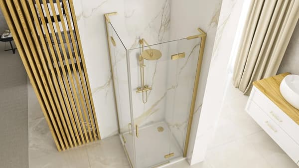 Brusekabine REA Hugo Double Gold Brush 80x90