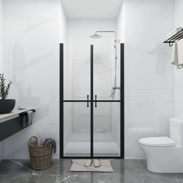 brusedør (93-96)x190 cm klart sikkerhedsglas