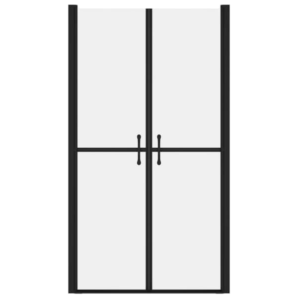 brusedør (93-96)x190 cm sikkerhedsglas matteret