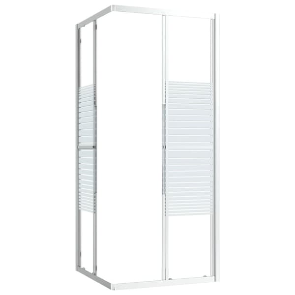 brusekabine 80x80x180 cm sikkerhedsglas