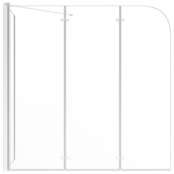 vidaXL Kylpyammeen seinä 120x69x130 cm karkaistu lasi läpinäkyvä -  Suihkuovet & -kulmat