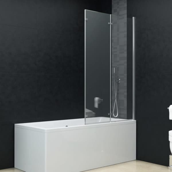 vidaXL Taittuva suihkukaappi 3 paneelia ESG 130x138 cm -  Suihkuovet & -kulmat