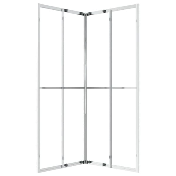 vidaXL brusekabine 80x80x180 cm sikkerhedsglas -  Brusedøre & -kabiner