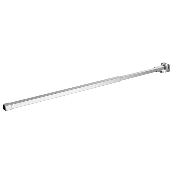 vidaXL støttestang til brusevæg 70-120 cm rustfrit stål -  Brusedøre & -kabiner