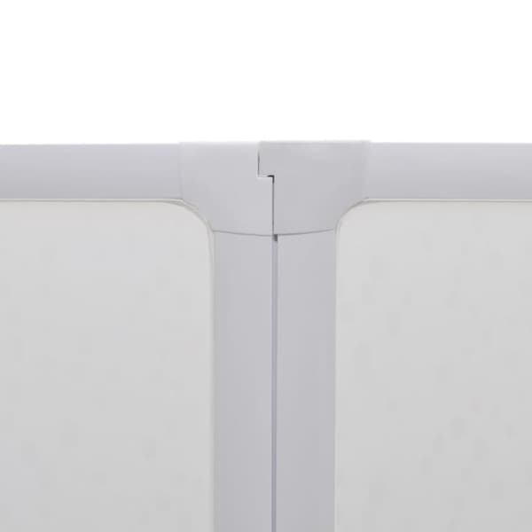 Bad Skærm 140 x 168 cm 7 Foldbare Paneler med håndklædeholder -  Brusedøre & -kabiner
