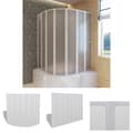 Miniatyrbillede 1 af 7: Bad Skærm 140 x 168 cm 7 Foldbare Paneler med håndklædeholder -  Brusedøre & -kabiner