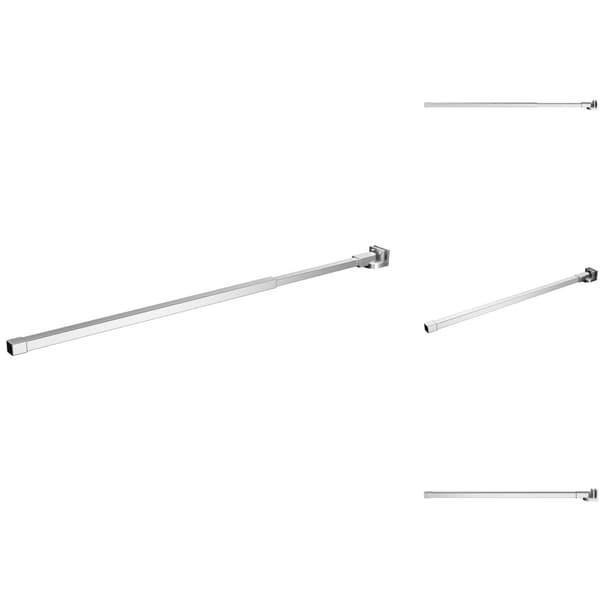 Brusedøre & -kabiner - Living støttestang til brusevæg 70-120 cm rustfrit stål