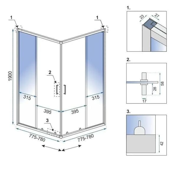 CITY BØRSTET GULD KABINE + SAVOY HVID BUND 80x80
