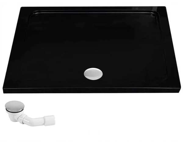 PUNTO BLACK 80x100 + SAVOY MUSTA SUIHKUKABINETTI