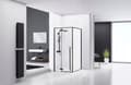 Pikkukuva 3 / 7: FARGO BLACK 90x90 U + SAVOY VALKOINEN SUIHKUKABINETTI