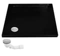 Pikkukuva 6 / 7: FARGO BLACK 90x90 U + SAVOY VALKOINEN SUIHKUKABINETTI