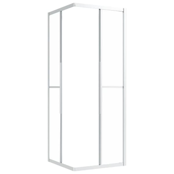 brusekabine 70x70x180 cm matteret sikkerhedsglas