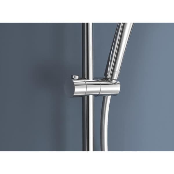 Termostatisk duschpelare - GROHE - Vitalio Joy System 310 - Krom - Rund - Svart
