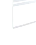 Miniatyrbilde 8 av 8: Dusj- og Badevegg med Dører Gull Transparent og Frostet Herdet Glass med Aluminium og Rustfritt Still 140 x 100 cm Justerbar Minimalistisk