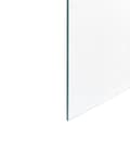 Miniatyrbilde 6 av 7: Dusjvegg Sølv Herdet Glass Våtrom Baderom Uten Dør 90 x 190 cm Moderne Design