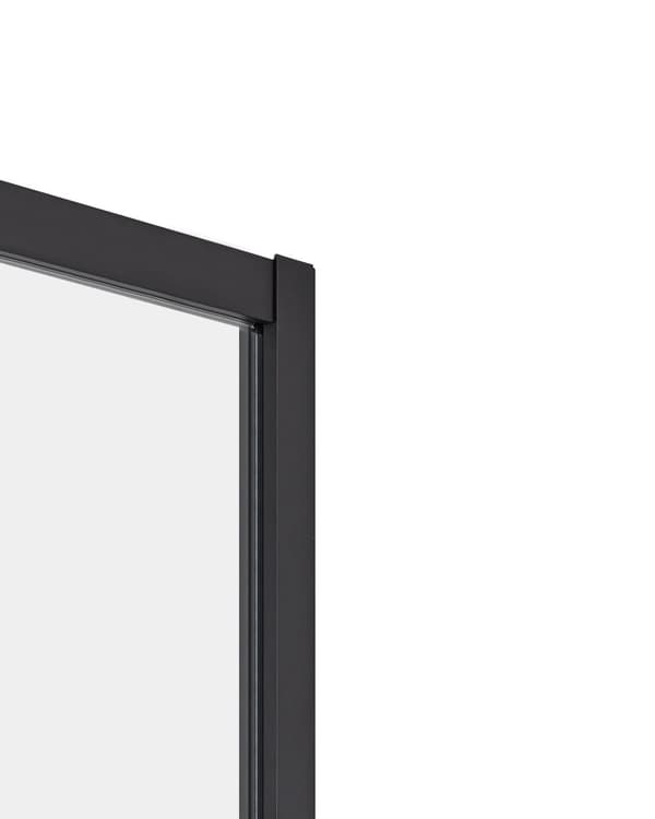 Brusehjørne Sølv Hærdet Glas Aluminiumsramme Dobbeltdør Halvrund 80 x 80 x 185 cm Moderne Design
