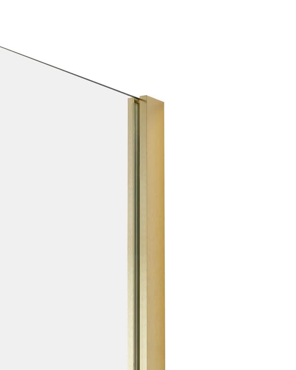 Brusehjørne Sølv Hærdet glas Aluminiumsramme Enkeltdør 80x100x185cm Moderne design