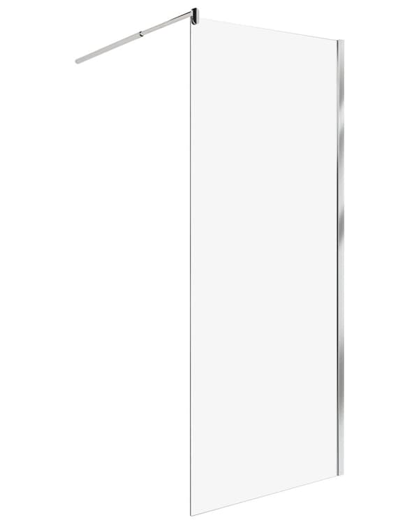 Brusevæg Hærdet Glas 80 x 190 cm Moderne Bruseafskærmning Glasvæg til Badeværelse Minimalistisk Bruseniche Glaspanel