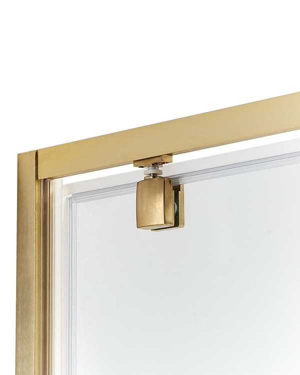 Brusekabine Glas Hærdet Glas 70 x 70 x 185 cm Firkantet Brusehjørne med Svingdør Lille Bruseniche til Badeværelse Lukket Kabine