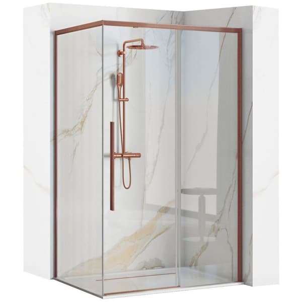 BRUSEAFSKÆRMNING REA SOLAR 100X80 BRUSH COPPER