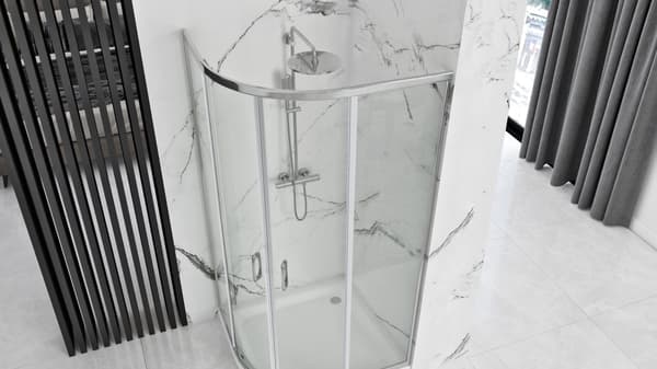 DUSCHKABIN REA LOOK 80X80 CHROME