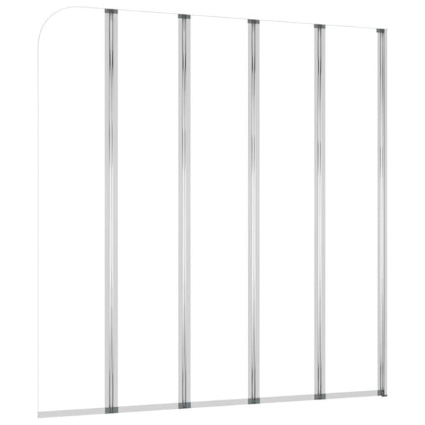 Badkarsvägg 120x140 cm härdat glas transparent