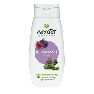 APART NATURAL_Superfoods ĹĽel pod prysznic Figa i JarmuĹĽ 300ml