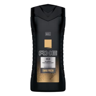 AXE_Gold Body Wash Swag Fresh ĹĽel pod prysznic Oud Wood & Fresh Vanilla Scent 400ml
