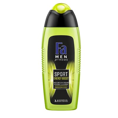 FA_Men Sport Double Power Shower Gel żel pod prysznic do mycia ciała i włosów dla mężczyzn 400ml