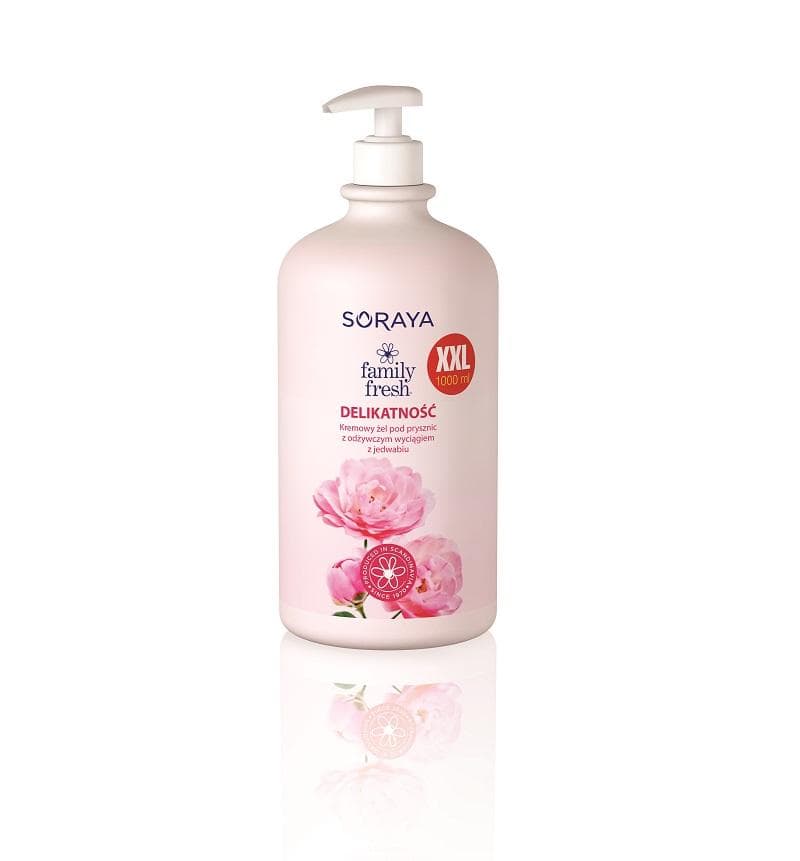 Soraya Family Fresh Delikatnoĺ A Kremowy ĺľel Pod Prysznic Z Pompka 1000ml Cdon
