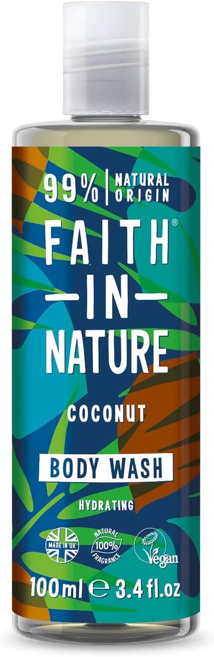 Faith In Nature 100ml Travel Size Coconut Body Wash