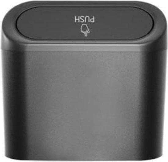 Friick Car Fan - Auto AshTray - Mini Waste Bin - FlexTrash - Car Accessories - Geurdicht - Black