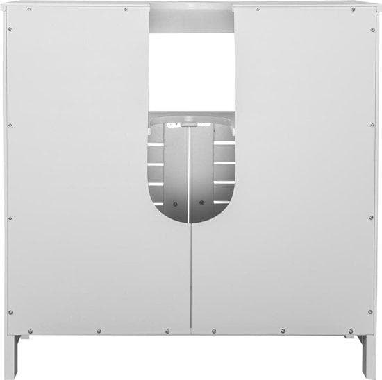 LOFT Hemma badrumsskåp | Sub -Furniture Wash -basin | Handdukskåp Lagringsutrymme Förvaringsskåp badrum | WASHBASIN BASE CABINET | Trä | Vit