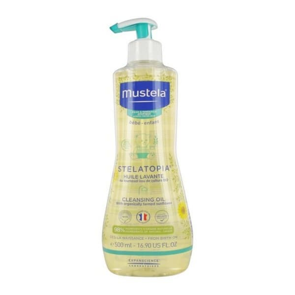 Kylpygeeli Stelatopia Mustela LE4306 (500 ml) 500 ml (Hypoallergeeninen) (Kosteuttaja) (Rauhoittava)