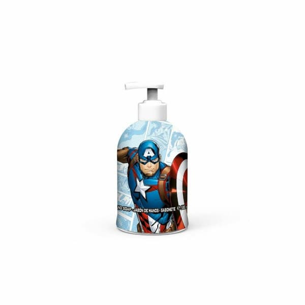 Sabonete de Mãos Líquido com Doseador Cartoon Captain America 500 ml