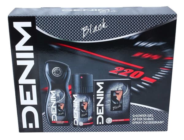 Denim Black Original  After Shave 100ml+Shower Gel 250ml+Body Spray 150ml