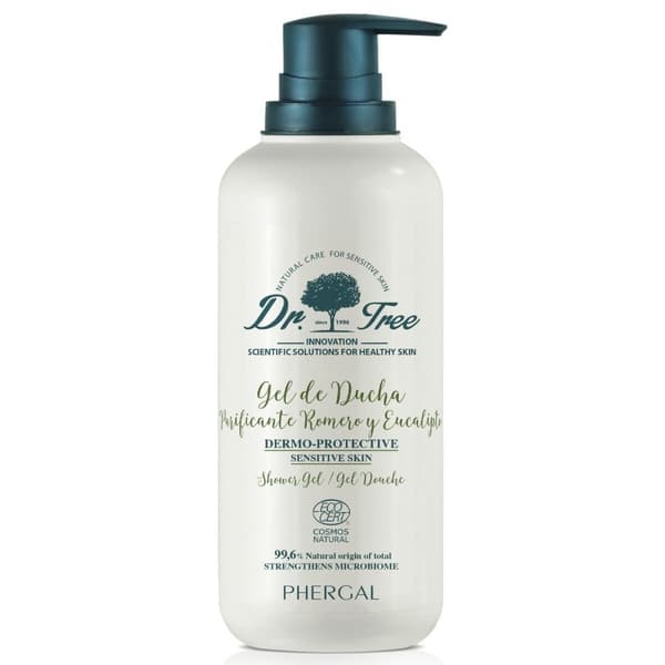 Dusjgel Dr. Tree   Følsomhud Eucalyptus Rosemarie Rensende 500 ml